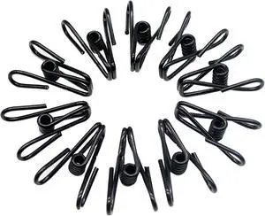 30 Pcs 2 Inch Black Chip Clips PVC Coating High Elasticity Strength Anti-Rust Steel Chip Bag Clips, Food Clips and Clothes Pins 30 Pcs 2 Inch Black Chip Clips PVC Coating High Elasticity Strength Anti-Rust Steel Chip Bag Clips, Food Clips and Clothes Pins