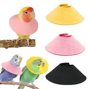 3 Pack Anti-bite Bird Collars Anti-Grab Feather Plucking Wound Healing Safety Elizabethan Collar Neck Protector Recovery Cones for Budgerigar Cockatiel Lovebirds Cockatoo Parrots-S 3 Pack Anti-bite Bird Collars Anti-Grab Feather Plucking Wound Healing Safety Elizabethan Collar Neck Protector Recovery Cones for Budgerigar Cockatiel Lovebirds Cockatoo Parrots-S
