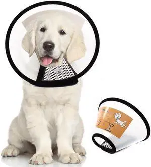 Plastic Pet Recovery Collars & Cones for Dogs and Cats After Surgery Adjustable Dog Neck Cone Surgical Elizabeth E-Collar Prevent Biting and Stop Licking Wound (S) Plastic Pet Recovery Collars & Cones for Dogs and Cats After Surgery Adjustable Dog Neck Cone Surgical Elizabeth E-Collar Prevent Biting and Stop Licking Wound (S)