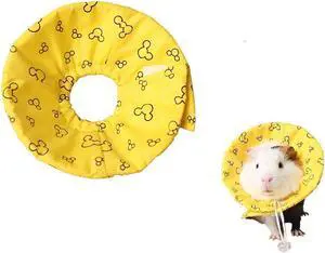 Hamster Rabbit Protection Cone Neck Recovery Collar - Small Animal Pets Elizabethan Collar Anti-Water Bite Sratch Risistant for Guinea Pig Mice Mouse Rats Ferret Squrrel (S, Yellow) Hamster Rabbit Protection Cone Neck Recovery Collar - Small Animal Pets Elizabethan Collar Anti-Water Bite Sratch Risistant for Guinea Pig Mice Mouse Rats Ferret Squrrel (S, Yellow)