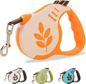 Retractable Dog Leash with Non-Slip Handle, 16 FT Automatic Telescopic Tractor with Atuo Locking BottonDurable Pet Tape for Small and Medium-Sized Dogs Orange Retractable Dog Leash with Non-Slip Handle, 16 FT Automatic Telescopic Tractor with Atuo Locking BottonDurable Pet Tape for Small and Medium-Sized Dogs Orange