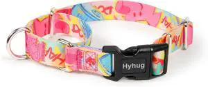 Hyhug Design Pattern Martingale Collar for Small Dogs Escape - Proof| No Pull Durable for Outdoor Use, Ideal for Training & Daily Walks Small Dog Collar (Colorful Dog, XXS) Hyhug Design Pattern Martingale Collar for Small Dogs Escape - Proof| No Pull Durable for Outdoor Use, Ideal for Training & Daily Walks Small Dog Collar (Colorful Dog, XXS)