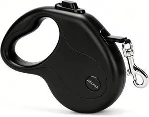 10FT Retractable Dog Leash for Small Medium Dogs/Cats up to 33lbs | Strong Nylon Tape, One-Handed Brake & Tangle-Free Design, Lightweight for Walking, Jogging, Hiking (Black) 10FT Retractable Dog Leash for Small Medium Dogs/Cats up to 33lbs | Strong Nylon Tape, One-Handed Brake & Tangle-Free Design, Lightweight for Walking, Jogging, Hiking (Black)