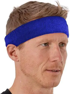 Tough Headwear Terry Cloth Headband - Sweat-Wicking Running Head Band - Basketball Accessories - Headband for Washing Face Tough Headwear Terry Cloth Headband - Sweat-Wicking Running Head Band - Basketball Accessories - Headband for Washing Face