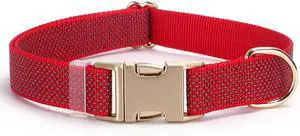 Reflective Dog Collar with Metal Buckle for Dogs Night Walking | Heavy Duty Comfort Nylon Cat Dog Puppy Collars with Quick Release Buckle Adjustable for Small Medium Large Boys Girls Dogs Reflective Dog Collar with Metal Buckle for Dogs Night Walking | Heavy Duty Comfort Nylon Cat Dog Puppy Collars with Quick Release Buckle Adjustable for Small Medium Large Boys Girls Dogs