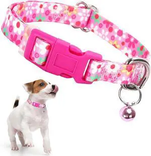 Puppy Collar with Bell,Small Dog Collar for Girl Dogs XS Small Pet Dogs-S | Small dog collar with bell,Adjustable & Lightweight for XS & S Dogs, Comfortable & Safe for Everyday Use Puppy Collar with Bell,Small Dog Collar for Girl Dogs XS Small Pet Dogs-S | Small dog collar with bell,Adjustable & Lightweight for XS & S Dogs, Comfortable & Safe for Everyday Use