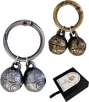 4 Loud Dog & Cat Bells for Collar, Bells for Pet Tracking | plated brass with engraved tiger head, quick clasp, fits cats & small/medium dogs, gift-ready box. 4 Loud Dog & Cat Bells for Collar, Bells for Pet Tracking | plated brass with engraved tiger head, quick clasp, fits cats & small/medium dogs, gift-ready box.