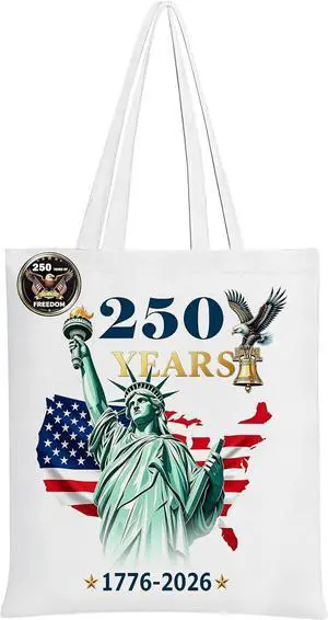 USA 250th Anniversary Merchandise-Canvas Tote Bag USA 250th Anniversary Bag USA250 Merchandise Gifts Reusable Grocery Bags for Shopping Travel (USA Anniversary) USA 250th Anniversary Merchandise-Canvas Tote Bag USA 250th Anniversary Bag USA250 Merchandise Gifts Reusable Grocery Bags for Shopping Travel (USA Anniversary)