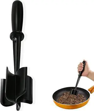 Meat Chopper, Hamburger Chopper, Potato Masher-Professional Multifunctional Heat Resistant Nylon Ground Beef Smasher Kitchen Tools And Gadgets, Safe For Non-Stick Cookware Meat Chopper, Hamburger Chopper, Potato Masher-Professional Multifunctional Heat Resistant Nylon Ground Beef Smasher Kitchen Tools And Gadgets, Safe For Non-Stick Cookware