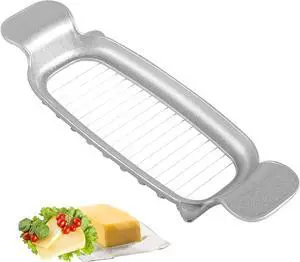 Stainless Steel Butter Slicer, Cheese Cutter with Ergonomic Handle | Stainless steel wire, for butter,cheese,egg&fruit cutting, ergonomic handle, easy slicing, kitchen food tool, cheese slicer Stainless Steel Butter Slicer, Cheese Cutter with Ergonomic Handle | Stainless steel wire, for butter,cheese,egg&fruit cutting, ergonomic handle, easy slicing, kitchen food tool, cheese slicer