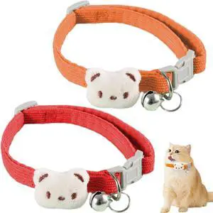 Cat Collar Breakaway,Cat Collars for Girl Cats,Kitten Collar with Bell Cat Collar Breakaway,Cat Collars for Girl Cats,Kitten Collar with Bell