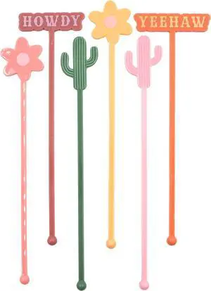 NPW Drinking Buddies Rootin' Tootin' Drink Stirrers Set of 6, Cowboy Bachelorette Drink Stirrer Swizzle Sticks, Cocktail Mixing Drink Stirrer | Bachelorette Party Favors, Bach Party Supplies., Large NPW Drinking Buddies Rootin' Tootin' Drink Stirrers Set of 6, Cowboy Bachelorette Drink Stirrer Swizzle Sticks, Cocktail Mixing Drink Stirrer | Bachelorette Party Favors, Bach Party Supplies., Large