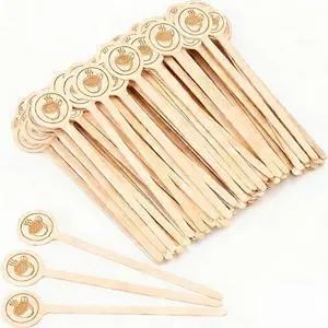 100Pcs Coffee Stirrers-5.9" Natural Wooden Coffee Stir Sticks with Round Ends, Disposable Coffee stirring sticks Wood Beverage Mixer for for Coffee Bar Cocktails Milk Tea 100Pcs Coffee Stirrers-5.9" Natural Wooden Coffee Stir Sticks with Round Ends, Disposable Coffee stirring sticks Wood Beverage Mixer for for Coffee Bar Cocktails Milk Tea