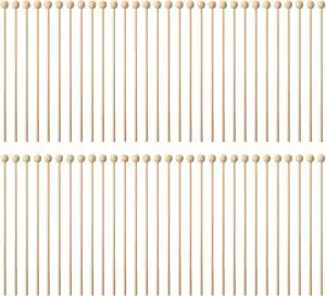 60 Pack Rock Candy Sticks, 6 Inch Wood Cake Sticks with Ball, Wooden Drink Stirrers Swizzles Stick for Hard Rock Candy Chocolate Lollipop 60 Pack Rock Candy Sticks, 6 Inch Wood Cake Sticks with Ball, Wooden Drink Stirrers Swizzles Stick for Hard Rock Candy Chocolate Lollipop