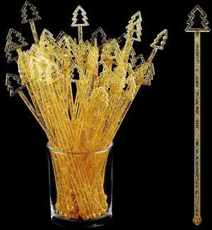 Tioncy 60 Christmas Drink Stirrers Christmas Coffee Stirrers Bulk Christmas Tree Top Swizzle Sticks Plastic Drink Stirrers Glitter Swizzle Sticks for Drinks Bar Christmas Party (Gold) Tioncy 60 Christmas Drink Stirrers Christmas Coffee Stirrers Bulk Christmas Tree Top Swizzle Sticks Plastic Drink Stirrers Glitter Swizzle Sticks for Drinks Bar Christmas Party (Gold)