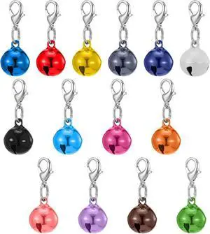 14 Pcs Bell for Collar, Bells for Cat Collars Mini Pet Bells, Lightweight Loud Bells for DIY Pet Collar Decoration, Dog Cat Collar Accessories for Daily Wear and Outdoor Tracking 14 Pcs Bell for Collar, Bells for Cat Collars Mini Pet Bells, Lightweight Loud Bells for DIY Pet Collar Decoration, Dog Cat Collar Accessories for Daily Wear and Outdoor Tracking