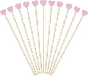 Rock Candy Sticks with Heart Penta Angel 50Pcs 6Inch Wooden Cake Pop Treat Sucker Swizzle Stirrer Sticks for Christmas Birthday Party Chocolate Cake Topper Decoration (Pink, 15cm) Rock Candy Sticks with Heart Penta Angel 50Pcs 6Inch Wooden Cake Pop Treat Sucker Swizzle Stirrer Sticks for Christmas Birthday Party Chocolate Cake Topper Decoration (Pink, 15cm)