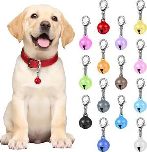 Larrel 14 Pcs Pet Bell, Small Dog Collar Bell with Key Rings Clasps Cat Collar Charms Pet Pendant Accessories for Small Animal Dog Goat Puppy Kitty Pets Training to go Outside 1/2-Inch (Colourful) Larrel 14 Pcs Pet Bell, Small Dog Collar Bell with Key Rings Clasps Cat Collar Charms Pet Pendant Accessories for Small Animal Dog Goat Puppy Kitty Pets Training to go Outside 1/2-Inch (Colourful)
