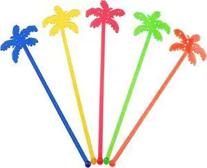 50PCS Coconut Decorative Stirring Sticks Tropical Ice Drinks Cocktails Coffee Stirrers For Bars Restaurants Weddings Hawaiian Parties 5 Colors Mixed Colors Plastic Mixing Sticks Fruit Sticks 50PCS Coconut Decorative Stirring Sticks Tropical Ice Drinks Cocktails Coffee Stirrers For Bars Restaurants Weddings Hawaiian Parties 5 Colors Mixed Colors Plastic Mixing Sticks Fruit Sticks