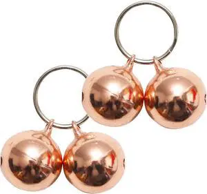 SJANE 4 Pack Cat & Dog Copper Bells - Pet Tracker Training | Pet Collar Accessories | Save Birds & Wildlife(Small) SJANE 4 Pack Cat & Dog Copper Bells - Pet Tracker Training | Pet Collar Accessories | Save Birds & Wildlife(Small)