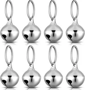 Hotop 8 Pack dogs Collar Bells Small Cat Bells Collar Charm for Puppy Hanging Ring Decoration Pet Pendant Accessories Anti-lost Tracker DIY Crafts for Pets Use Hotop 8 Pack dogs Collar Bells Small Cat Bells Collar Charm for Puppy Hanging Ring Decoration Pet Pendant Accessories Anti-lost Tracker DIY Crafts for Pets Use