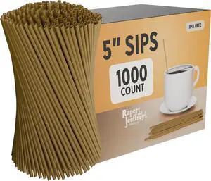 5 Inch Slim Plastic Coffee Stirrers and Cocktail Straws, Gold, 1,000 Count | Coffee straws and cocktail straws, slim 5-inch sip-stirrer design, gold, 1,000 count 5 Inch Slim Plastic Coffee Stirrers and Cocktail Straws, Gold, 1,000 Count | Coffee straws and cocktail straws, slim 5-inch sip-stirrer design, gold, 1,000 count