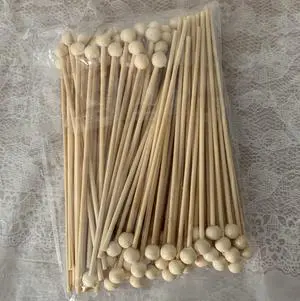 Rock Candy Stick with Ball, Pack of 100, 6-inch Natural Bamboo Wooden Swizzle Stirrer Sticks for Birthday Party, Chocolate, Cake Topper Decoration, Appetizer Skewers Rock Candy Stick with Ball, Pack of 100, 6-inch Natural Bamboo Wooden Swizzle Stirrer Sticks for Birthday Party, Chocolate, Cake Topper Decoration, Appetizer Skewers