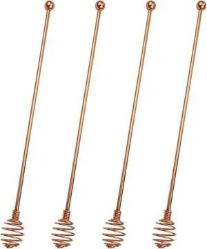 BURLIHOME Coffee Stir Sticks,7.48" Dual-ended Mixing Spoons,Rose,4-Pack | 304 Stainless Steel,Honey Dipper Stick,Bar Accessorise Tools,Home Bar Essential,Stirrer & Muddler 2 in 1,Hot Chocolate/Juice BURLIHOME Coffee Stir Sticks,7.48" Dual-ended Mixing Spoons,Rose,4-Pack | 304 Stainless Steel,Honey Dipper Stick,Bar Accessorise Tools,Home Bar Essential,Stirrer & Muddler 2 in 1,Hot Chocolate/Juice