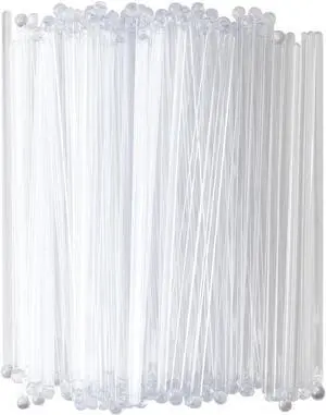 100pcs Plastic Clear Swizzle Sticks for Coffee Stirrers and Cocktail Drink Stirrers, 7.24 Inch Cake Pops Stir Sticks for Christmas Party 100pcs Plastic Clear Swizzle Sticks for Coffee Stirrers and Cocktail Drink Stirrers, 7.24 Inch Cake Pops Stir Sticks for Christmas Party