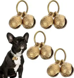 4Pcs Extra Loud Bell for Cat Dog Collar, Extra Loud Jingle Pet Bell for Cat Dog Tracking Bells to Go Outside Tracking Perfect for Safety & Identification, Copper 1.5 Inch 4Pcs Extra Loud Bell for Cat Dog Collar, Extra Loud Jingle Pet Bell for Cat Dog Tracking Bells to Go Outside Tracking Perfect for Safety & Identification, Copper 1.5 Inch