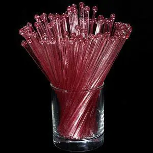 Honoson 100 Pcs Clear Swizzle Sticks Ball Head Stirrer Disposable Plastic Round Top Swizzle Sticks Crystal Cake Pops Bar Cocktail Coffee Drink Stirrers for Party Wedding Supplies(Red) Honoson 100 Pcs Clear Swizzle Sticks Ball Head Stirrer Disposable Plastic Round Top Swizzle Sticks Crystal Cake Pops Bar Cocktail Coffee Drink Stirrers for Party Wedding Supplies(Red)