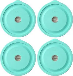 Replacement Lids for Pyrex 7201-PC 4 Cup, Silicone Round Storage Cover Lid for Anchor Hocking Glass Bowl 4 Pack with Date Mark Turquoise Replacement Lids for Pyrex 7201-PC 4 Cup, Silicone Round Storage Cover Lid for Anchor Hocking Glass Bowl 4 Pack with Date Mark Turquoise