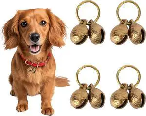 Extra Loud Copper Dog Bells, Collar Brass Pet Bells Vintage Copper Collar Charms Pendant Pets Pendant Accessories for Little Dogs & Cats Extra Loud Copper Dog Bells, Collar Brass Pet Bells Vintage Copper Collar Charms Pendant Pets Pendant Accessories for Little Dogs & Cats