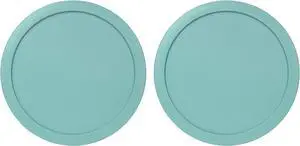 Replacement Lids fits Pyrex 2-Cup Glass Food Storage Container Bowls, 5-Inch Plastic Round Lids Covers for Pyrex 7200-PC, Airtight & Leakproof (2-Pack, Turquoise) Replacement Lids fits Pyrex 2-Cup Glass Food Storage Container Bowls, 5-Inch Plastic Round Lids Covers for Pyrex 7200-PC, Airtight & Leakproof (2-Pack, Turquoise)