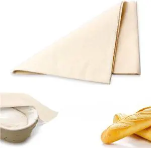 Cotton Bread Towels for Baking Sourdough - 17.7 x 29.5 inch Unbleached Bread Basket Flour Sack Towels for Proofing Cover Pastry Proofing Cloth for Baguettes, Loaves, Ciabatta Cotton Bread Towels for Baking Sourdough - 17.7 x 29.5 inch Unbleached Bread Basket Flour Sack Towels for Proofing Cover Pastry Proofing Cloth for Baguettes, Loaves, Ciabatta