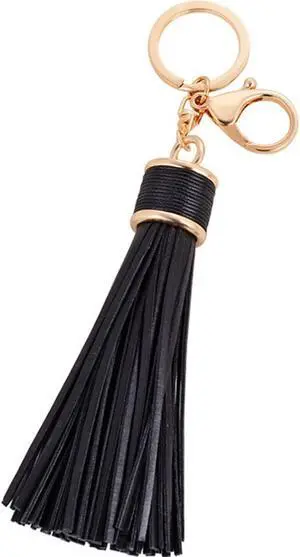 Women Leather Tassels Keychain Car Circle Key Rings Gift Bag Hanging Buckle Women Leather Tassels Keychain Car Circle Key Rings Gift Bag Hanging Buckle