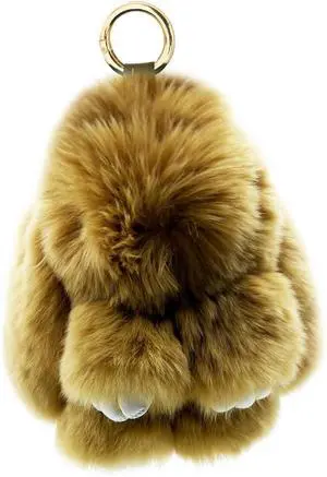 Bunny Keychain Cute Rex Rabbit Fur Keychain Car Handbag Keyring Bunny Keychain Cute Rex Rabbit Fur Keychain Car Handbag Keyring