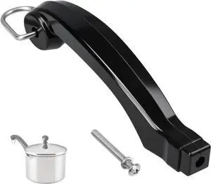 P08-031 Saucepan Handle Replacement (Short) Fits for Farberware 1, 1.5, 2 and 2.5 quart Pan, Pots and Cookware | Durable Pot Replacement parts | Saucepan Handles for Kitchen Cooking with Screw P08-031 Saucepan Handle Replacement (Short) Fits for Farberware 1, 1.5, 2 and 2.5 quart Pan, Pots and Cookware | Durable Pot Replacement parts | Saucepan Handles for Kitchen Cooking with Screw