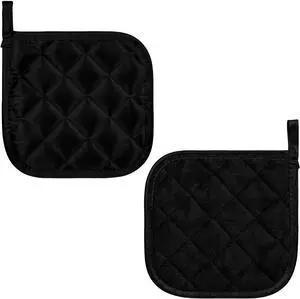 2pcs Pot Holders for Kitchen Clearance Cotton Heat Resistant Pads 17cm/6.69inch Black Oven Pot Holders Trivets Coasters Hot Pads Terry Pots Holder for Cooking and Baking Hot Cold Potholders Kit 2pcs Pot Holders for Kitchen Clearance Cotton Heat Resistant Pads 17cm/6.69inch Black Oven Pot Holders Trivets Coasters Hot Pads Terry Pots Holder for Cooking and Baking Hot Cold Potholders Kit