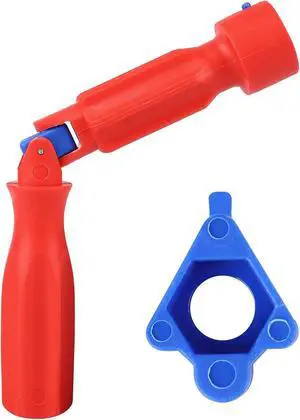 Toilet Seat Fitting Tool, 10/13/17mm Toilet Seat Repair Wrench | Professional Universal Plastic High-Strength Installation Tool Toilet Seat Fitting Tool, 10/13/17mm Toilet Seat Repair Wrench | Professional Universal Plastic High-Strength Installation Tool