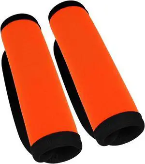 2 Pcs Luggage Handle Wrap, 5.5 x 6 Inches Suitcase Handle Wraps, Luggage Identifiers for Suitcases, Suitcase Identifier for Airplane Travel Cruise Travel (Orange) 2 Pcs Luggage Handle Wrap, 5.5 x 6 Inches Suitcase Handle Wraps, Luggage Identifiers for Suitcases, Suitcase Identifier for Airplane Travel Cruise Travel (Orange)