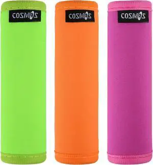 Cosmos 3 Pcs Luggage Handle Wraps Soft Neoprene Grip Handle Cover Detachable Luggage Identifier for Luggage Suitcase Travel Bag Trolley Case Travel Accessories (3 Colors) Cosmos 3 Pcs Luggage Handle Wraps Soft Neoprene Grip Handle Cover Detachable Luggage Identifier for Luggage Suitcase Travel Bag Trolley Case Travel Accessories (3 Colors)