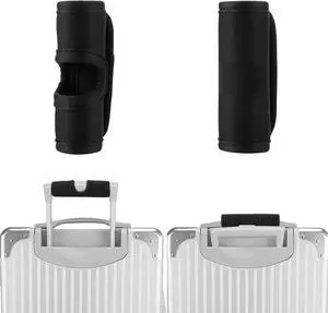Luggage Handle Wrap,2Pack Soft Grip Handle Cover Luggage Identifier with Hollow Design Detachable Carry Sleeve Accessories for Push-Button Trolley Travel Bag Luggage Handle Wrap,2Pack Soft Grip Handle Cover Luggage Identifier with Hollow Design Detachable Carry Sleeve Accessories for Push-Button Trolley Travel Bag