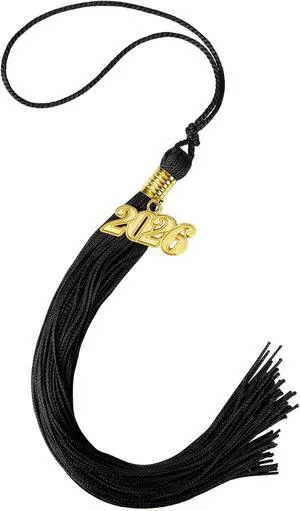 JULMELON 1Pcs 2026 Graduation Tassel for Cap, Class of 2026 Grad Ceremony | Black Tassels, Students and Faculty, Academic Tassels for Graduation Cap, Gift for Class of 2026 Grads JULMELON 1Pcs 2026 Graduation Tassel for Cap, Class of 2026 Grad Ceremony | Black Tassels, Students and Faculty, Academic Tassels for Graduation Cap, Gift for Class of 2026 Grads