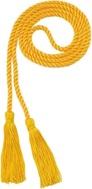 Tassel Depot Graduation Honor Cord - Gold - Every School Color Available - Made in USA Tassel Depot Graduation Honor Cord - Gold - Every School Color Available - Made in USA