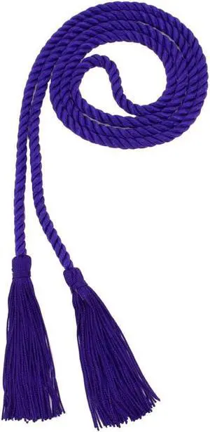 Tassel Depot Graduation Honor Cord - Purple - Every School Color Available - Made in USA Tassel Depot Graduation Honor Cord - Purple - Every School Color Available - Made in USA