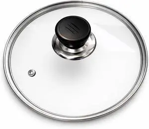 8 Inch Glass Lid for Frying Pan Tempered Transparent Pot Lid with Stainless Steel Rim & Heat-Resistant Handle, Fits 8 Skillet, Pan, Wok Durable See-Through Cookware Cove 8 Inch Glass Lid for Frying Pan Tempered Transparent Pot Lid with Stainless Steel Rim & Heat-Resistant Handle, Fits 8 Skillet, Pan, Wok Durable See-Through Cookware Cove