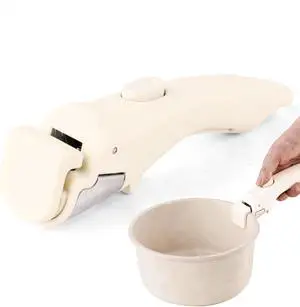 Compatible Removable Handle for Carote Pots and PansUniversal Quick-Release Detachable Handle Replacement for Thin Edge Cookware, Grip with Easy-Release Button, Cream White, 1PCS Compatible Removable Handle for Carote Pots and PansUniversal Quick-Release Detachable Handle Replacement for Thin Edge Cookware, Grip with Easy-Release Button, Cream White, 1PCS