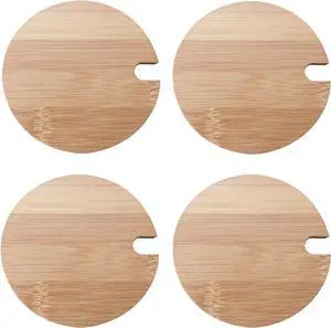 4Pcs Natural Bamboo Mug Lids with Spoon Hole Regular Mouth Mug Cover Heat Resistant Decorative Bamboo Lids Compatible Cup Lid for Drink Cup Coffee Mug Jar (Inner Diameter 2.8inch) 4Pcs Natural Bamboo Mug Lids with Spoon Hole Regular Mouth Mug Cover Heat Resistant Decorative Bamboo Lids Compatible Cup Lid for Drink Cup Coffee Mug Jar (Inner Diameter 2.8inch)