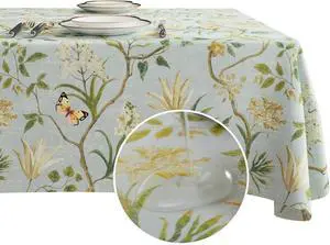 Rectangle Table Cloth,100% Waterproof Tablecloth Oil Proof Spill Proof Vinyl Table Cloth, Wipe Clean Plastic Table Cover for Dining, Camping, Indoor and Outdoor 52" x 70",Leaves Rectangle Table Cloth,100% Waterproof Tablecloth Oil Proof Spill Proof Vinyl Table Cloth, Wipe Clean Plastic Table Cover for Dining, Camping, Indoor and Outdoor 52" x 70",Leaves